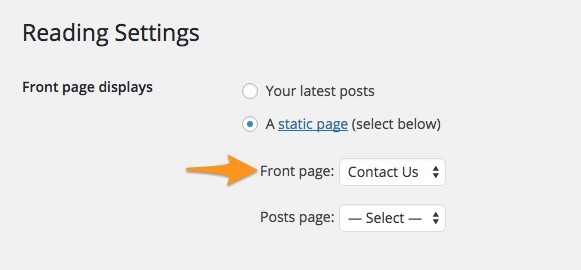 WP Front Page Displays