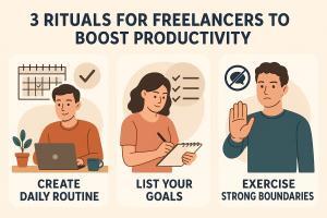 3 Rituals for Freelancers to Boost Productivity