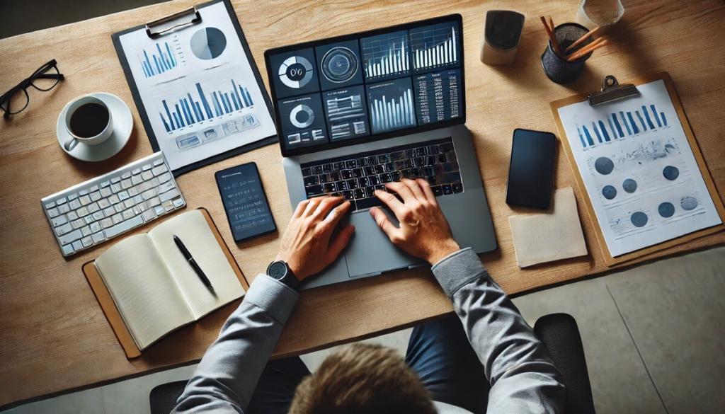 Analyzing Data: A Productive Workday from Above