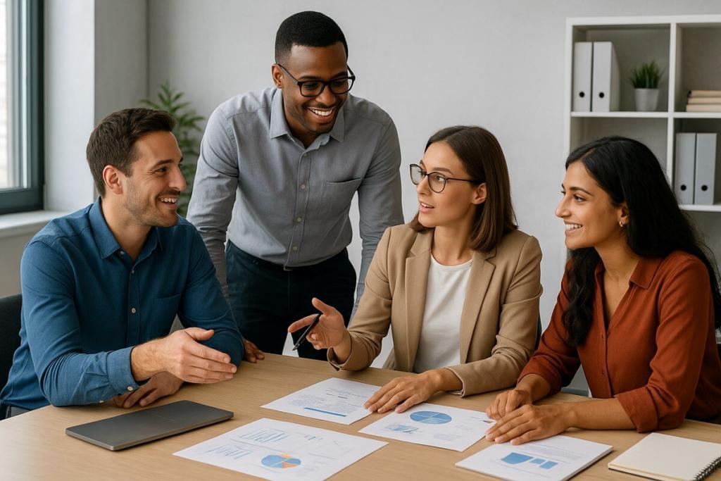 People in the Office Discussing a Project