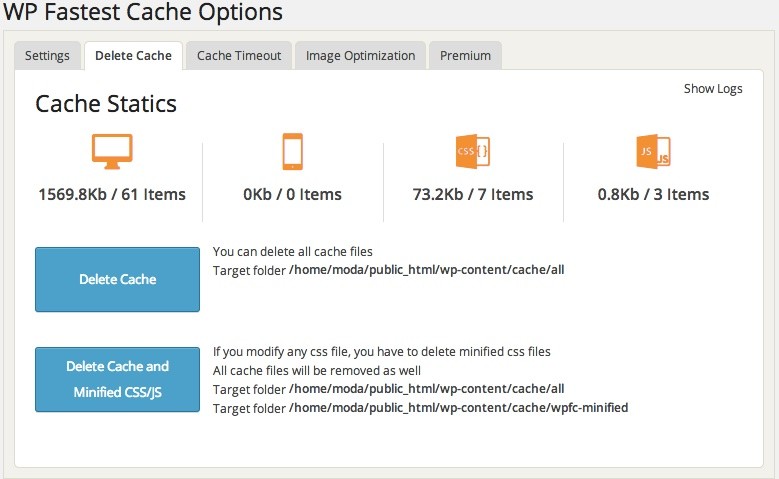 Cache Statics