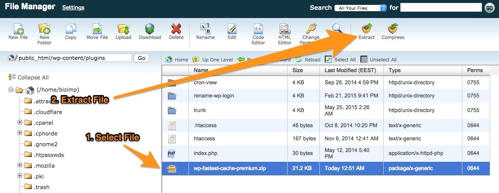 cPanel_File_Manager_extract-file