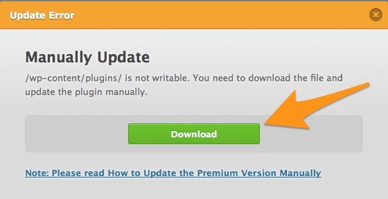 Download Update Page