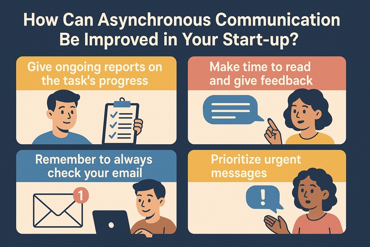 Boosting Asynchronous Communication in Your Start-up: 4 Key Practices