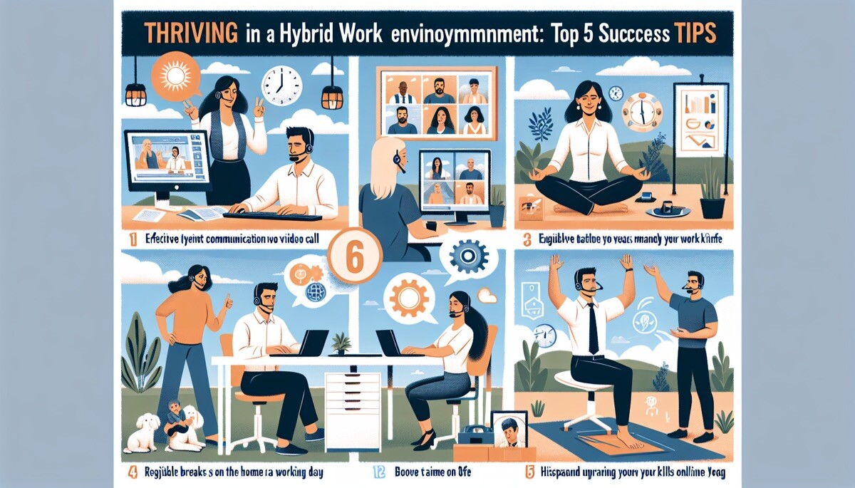 Thriving in a Hybrid Work Environment: Top Five Success Tips