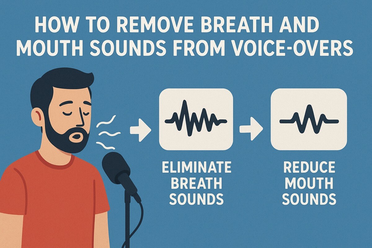 How to Remove Breath and Mouth Sounds from Voice-Overs