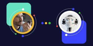 AI talking to customer