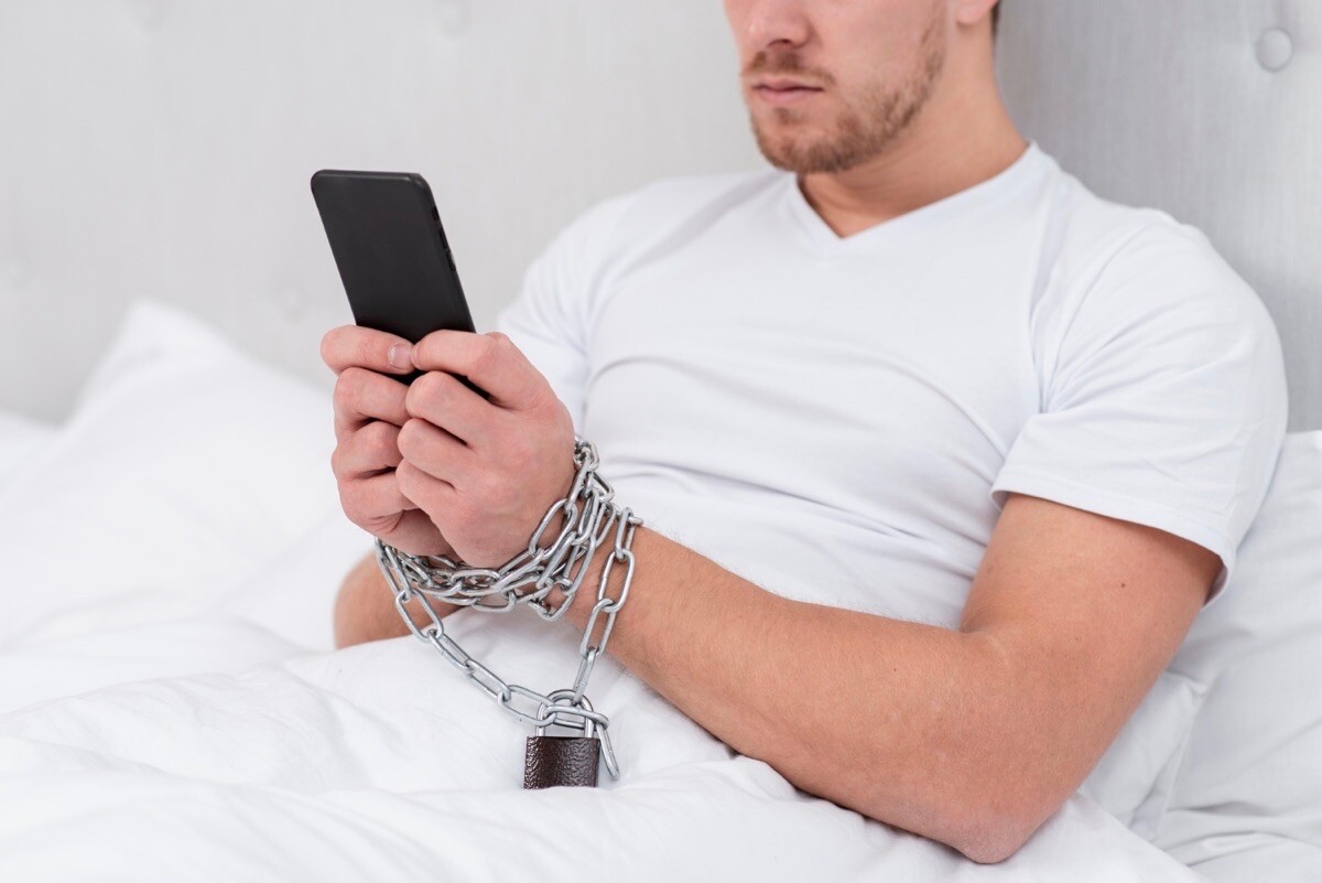Man addicted to internet