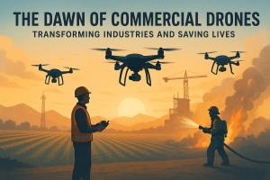 The Dawn of Commercial Drones: Transforming Industries and Saving Lives