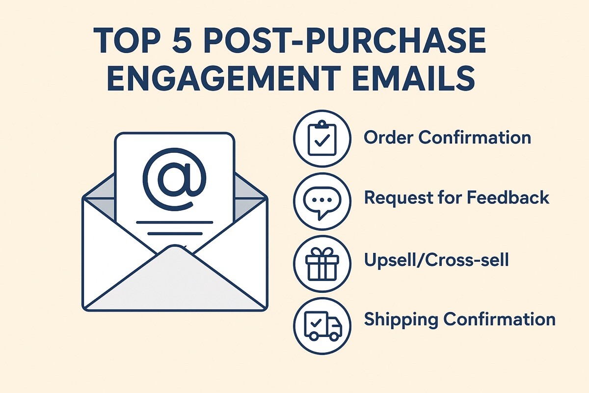 Top 5 Post-purchase Engagement Emails