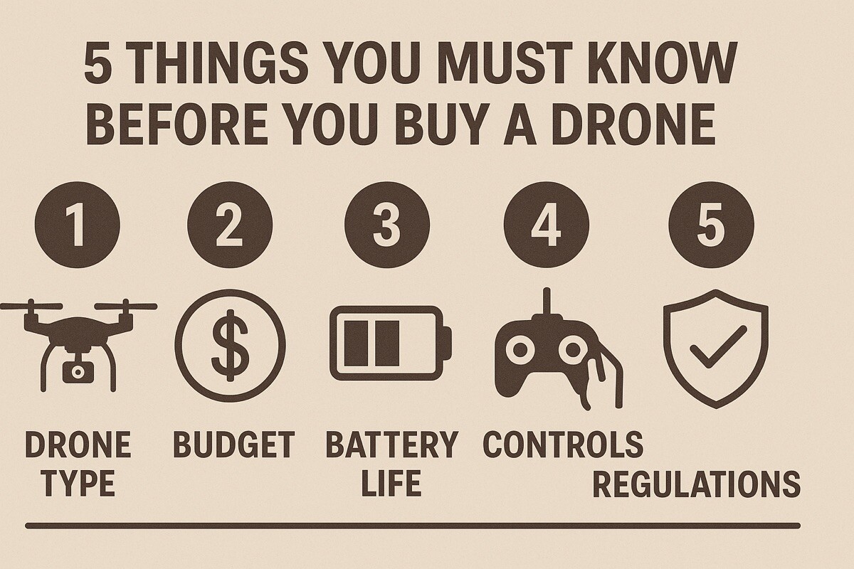 5 Essential Tips Before Buying a Drone