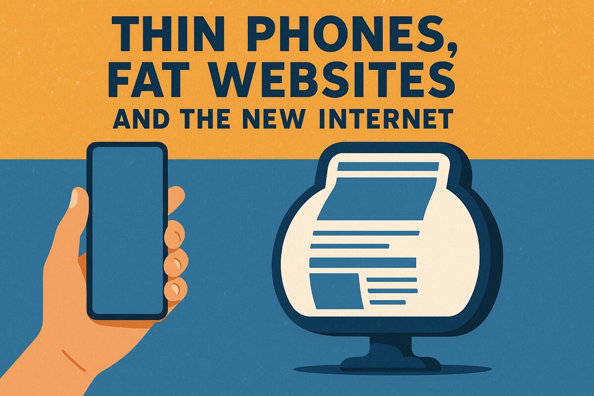Thin Phones vs. Fat Websites: The Struggle of the Modern Internet