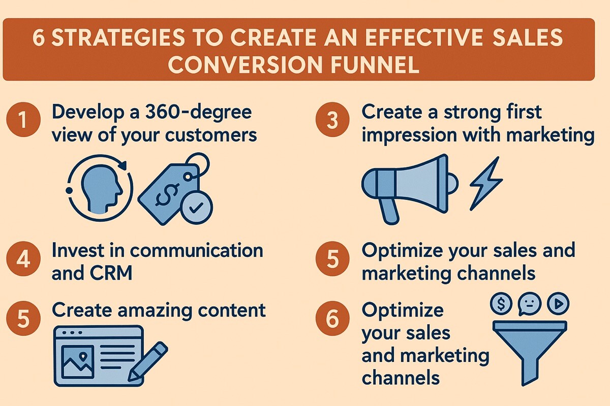 Mastering the Funnel: 6 Key Strategies for Better Sales Conversions