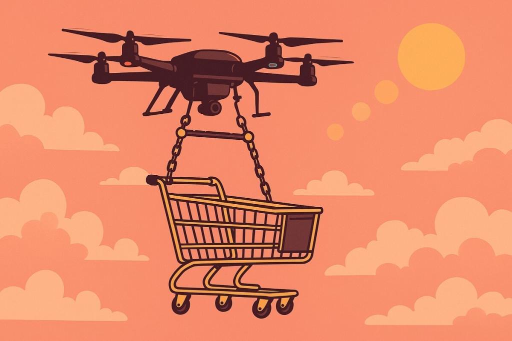 SkyCart Express: The Future of Flying Deliveries