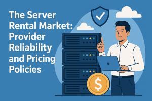 The Server Rental Market: Provider Reliability and Pricing Policies