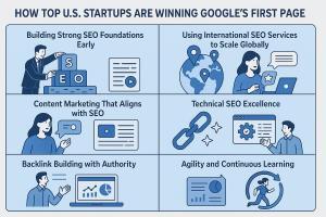 How Leading U.S. Startups Dominate Google’s First Page