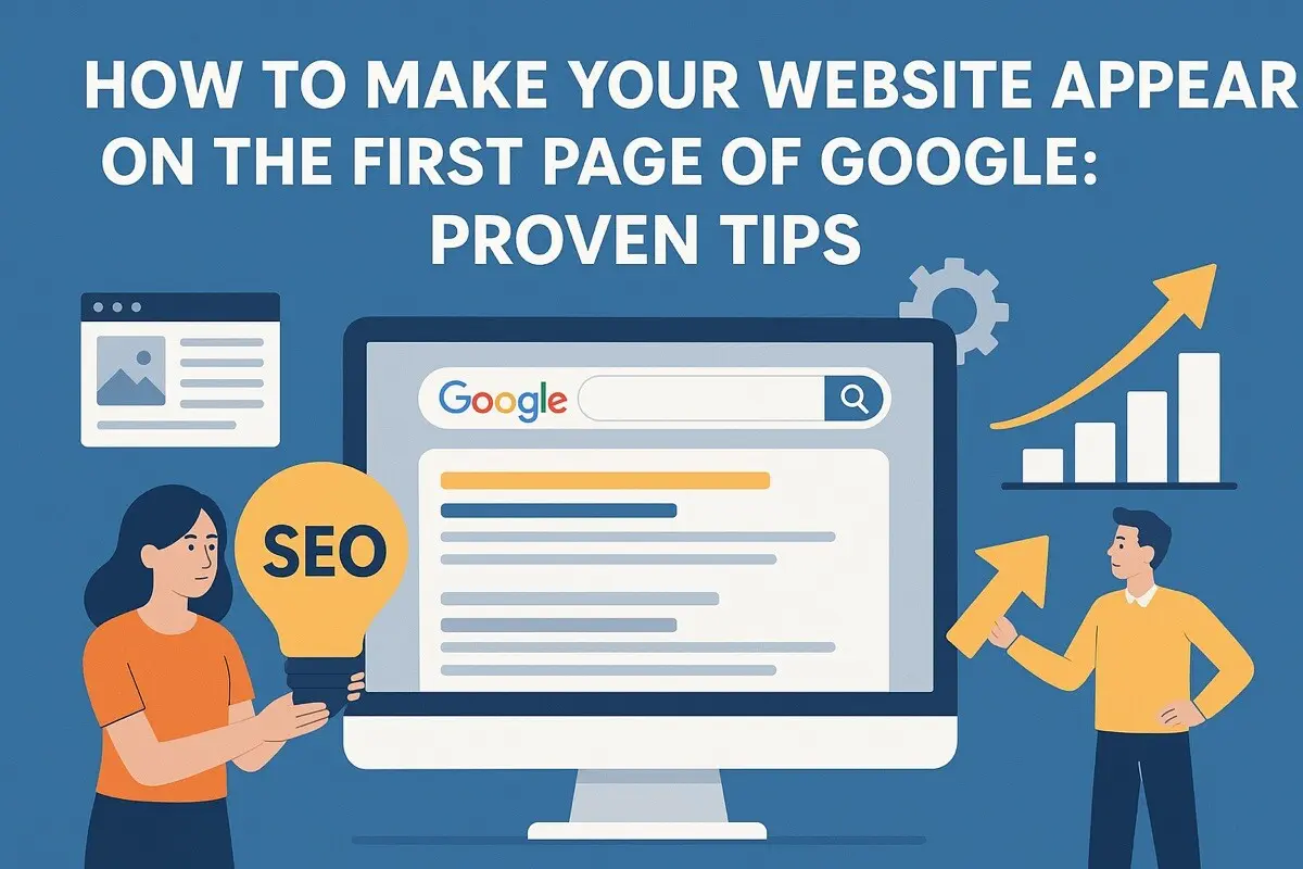 How to Make Your Website Appear on the First Page of Google: Proven Tips