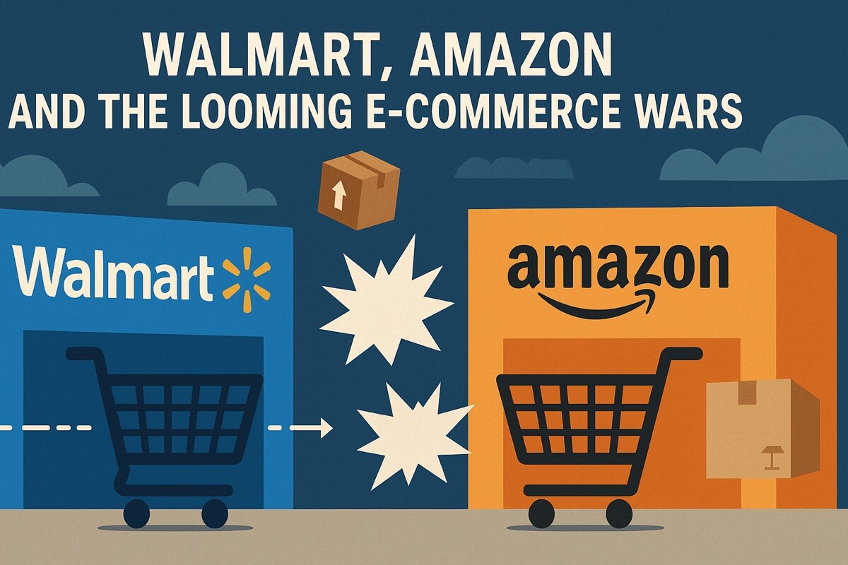 Retail Titans Clash: Wal-Mart vs Amazon in the E-Commerce Wars