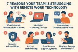 7 Reasons Your Team Struggles with Remote Work Technology