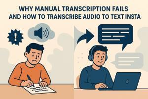 Why Manual Transcription Fails and How to Transcribe Audio to Text Instantly