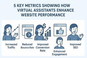 5 Key Metrics Showing How Virtual Assistants Enhance Website Performance