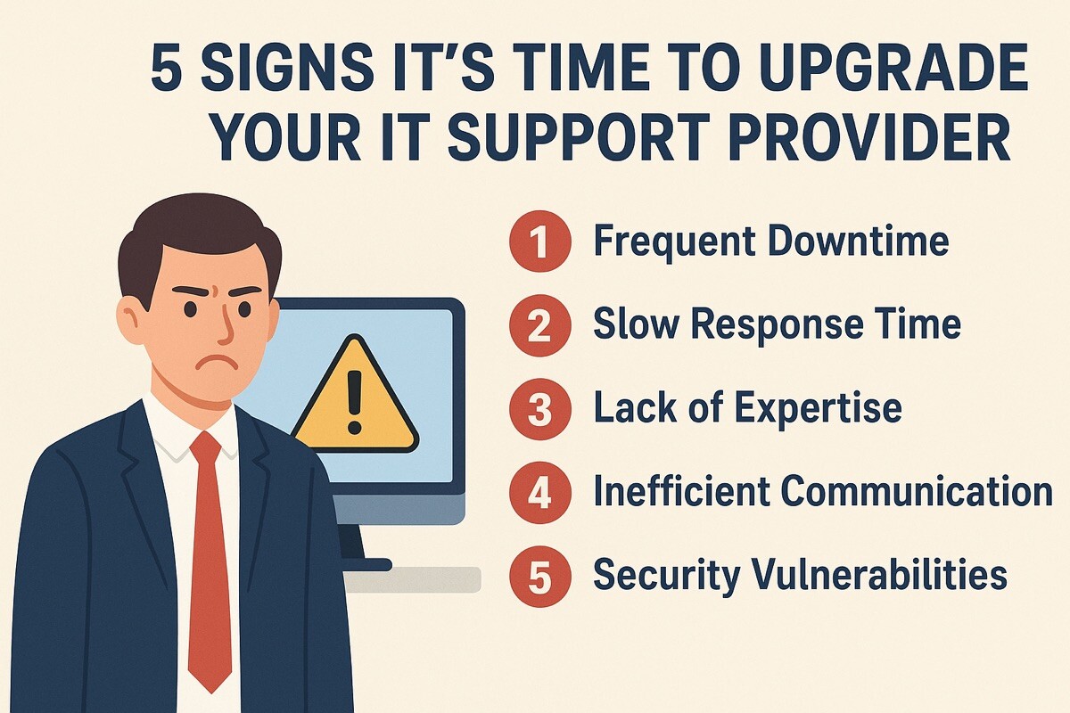 5 Signs It’s Time to Upgrade Your IT Support Provider
