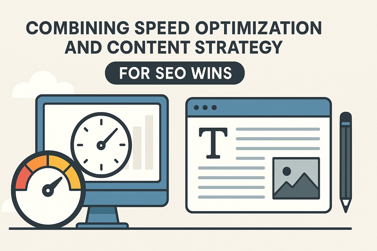 Combining Speed Optimization and Content Strategy for SEO Wins