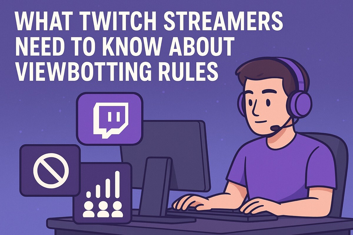 What Twitch Streamers Need to Know About Viewbotting Rules
