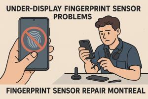 Common Under-Display Fingerprint Sensor Issues and Repair Solutions in Montreal