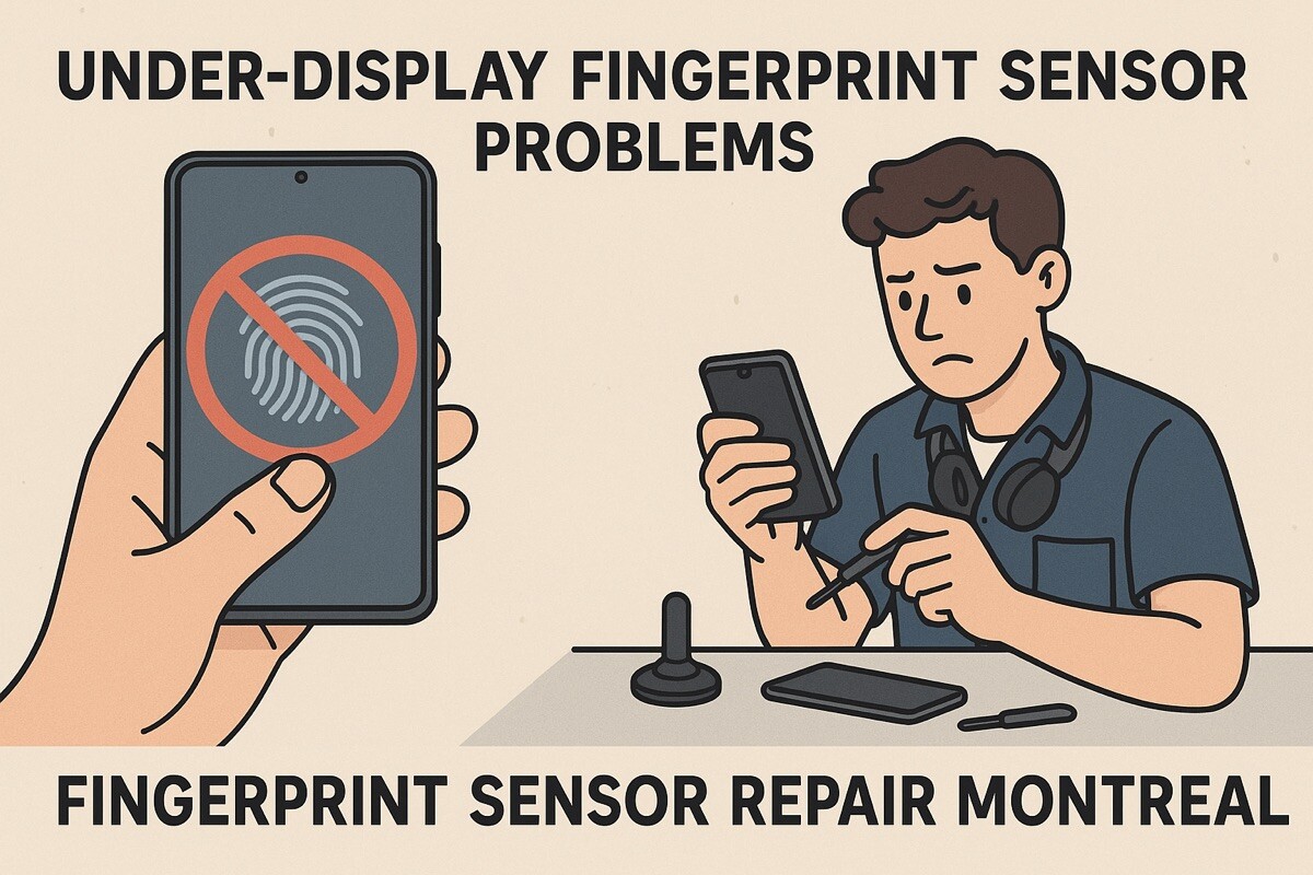 Common Under-Display Fingerprint Sensor Issues and Repair Solutions in Montreal