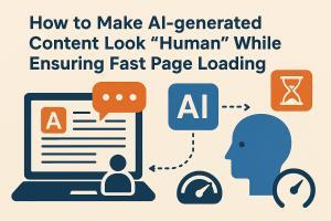 How to Make AI-generated Content Look “Human” While Ensuring Fast Page Loading