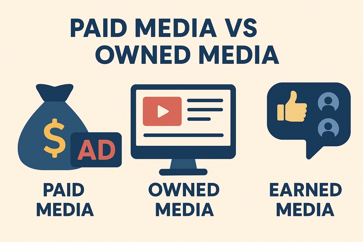 Paid Media vs Owned Media vs Earned Media