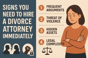 Signs You Need to Hire a Divorce Attorney Immediately