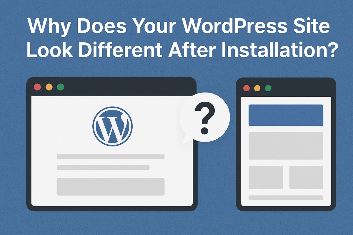 Why Your WordPress Site Looks Different After Installation