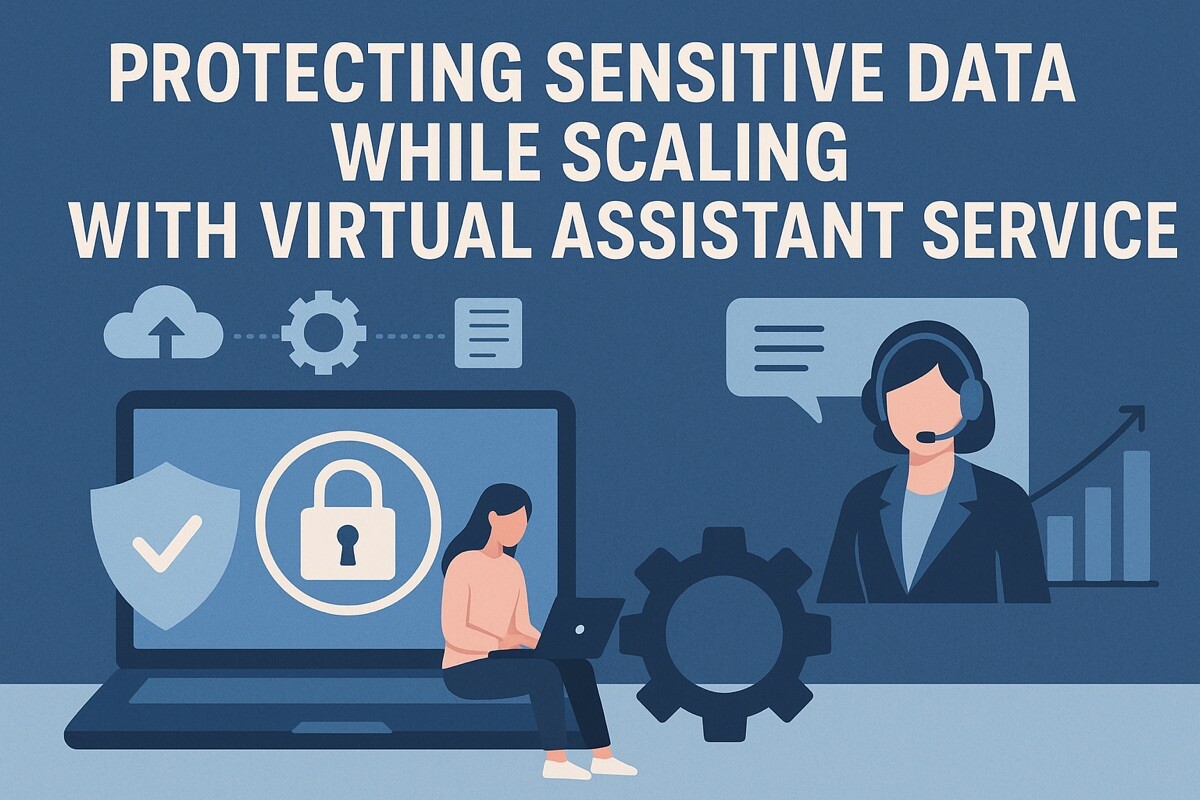 Secure Growth: How to Protect Sensitive Data When Scaling With Virtual Assistant Services