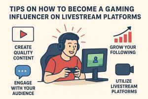 Top Tips to Grow as a Gaming Influencer on Livestream Platforms