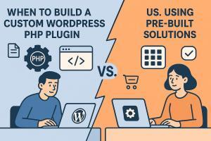 When to Build a Custom WordPress Plugin vs Use a Pre-Built One