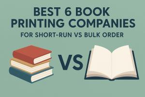 Best 6 Book Printing Companies for Short-Run vs Bulk Order