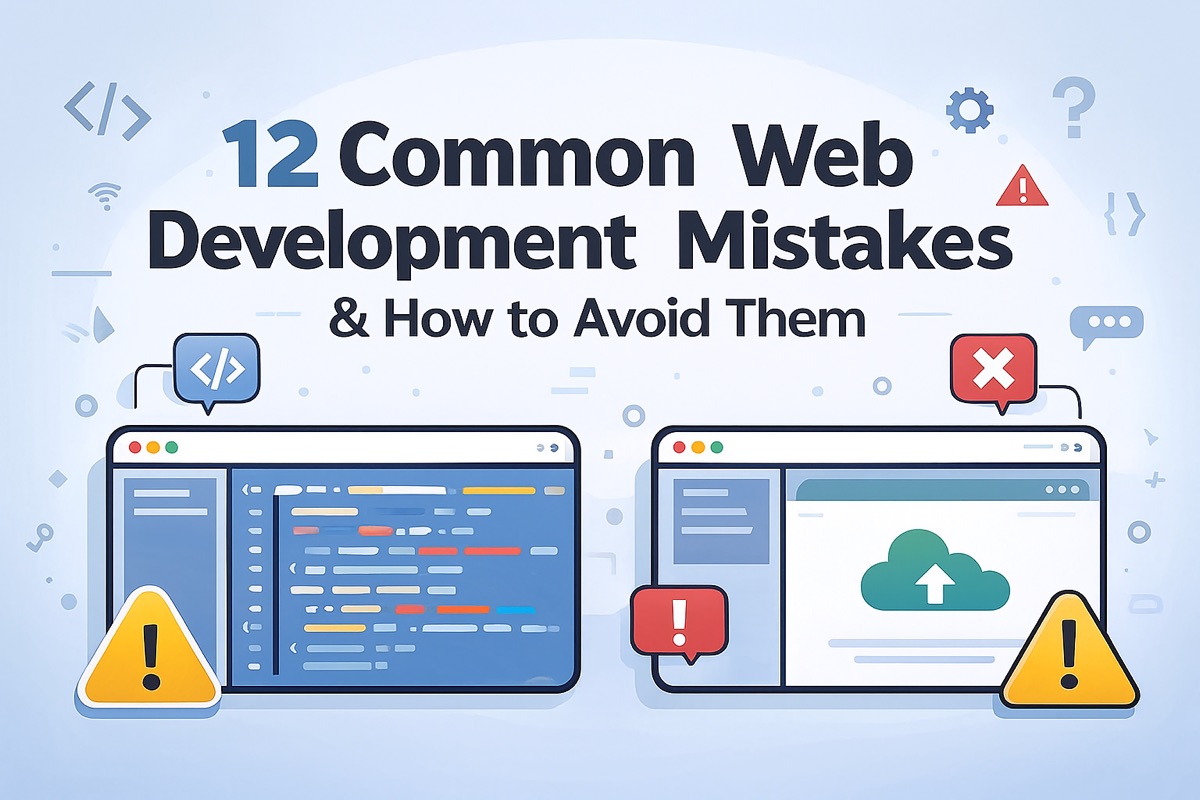 Top 12 Web Development Mistakes and How to Fix Them