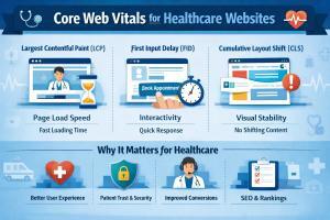 Core Web Vitals for Healthcare Websites: Speed, Stability, and Trust