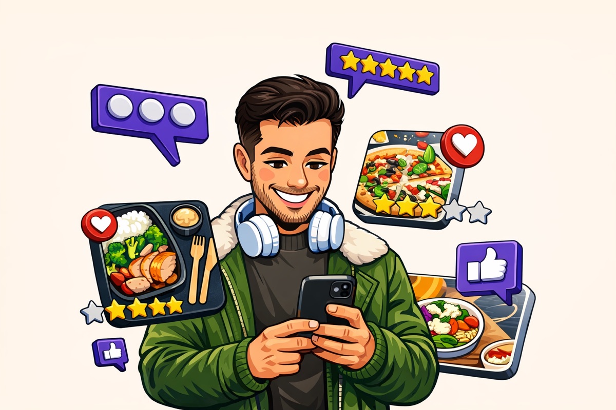 Food Reviews in the Palm of Your Hand