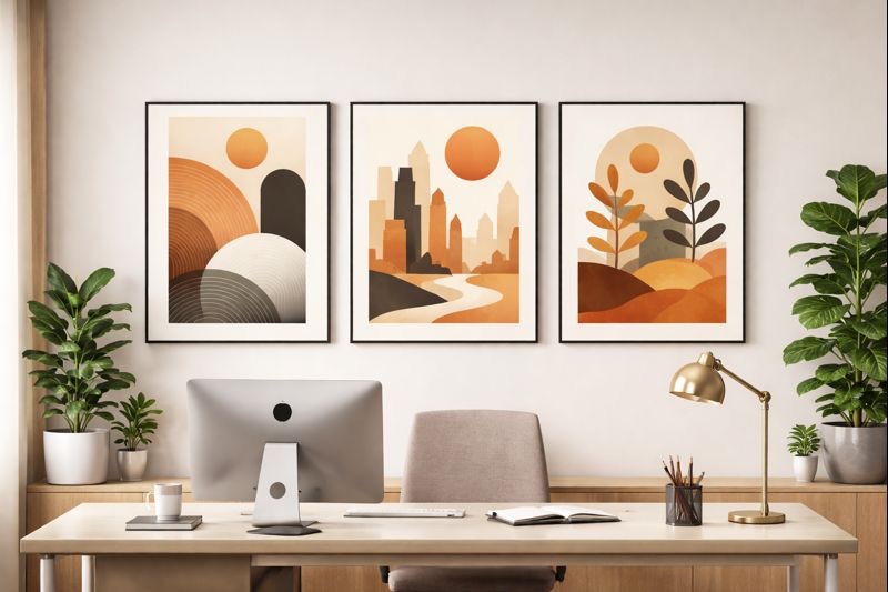 Modern Office Wall Art for Stylish Workspaces