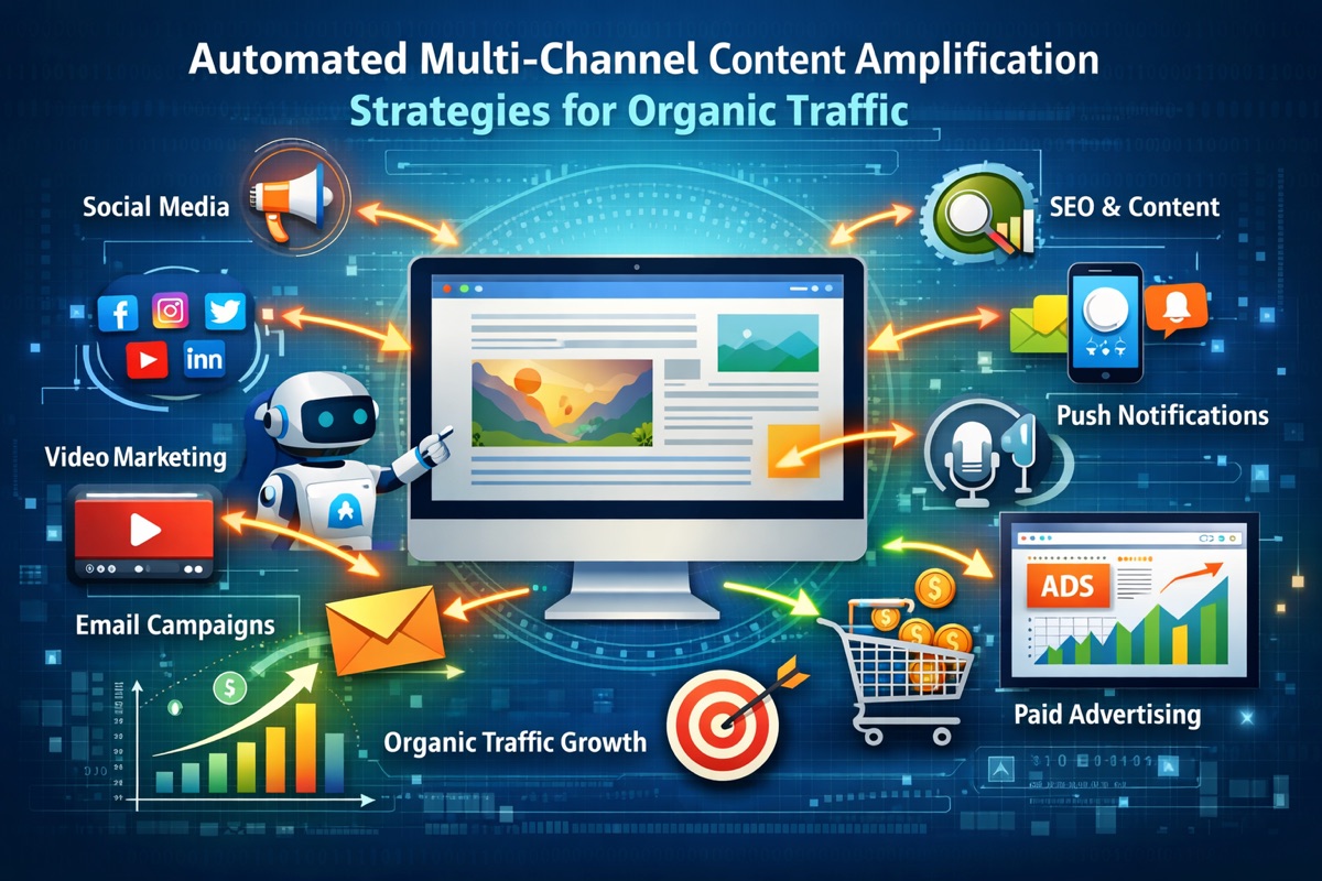 Automated Multi‑Channel Content Amplification Strategies for Organic Traffic