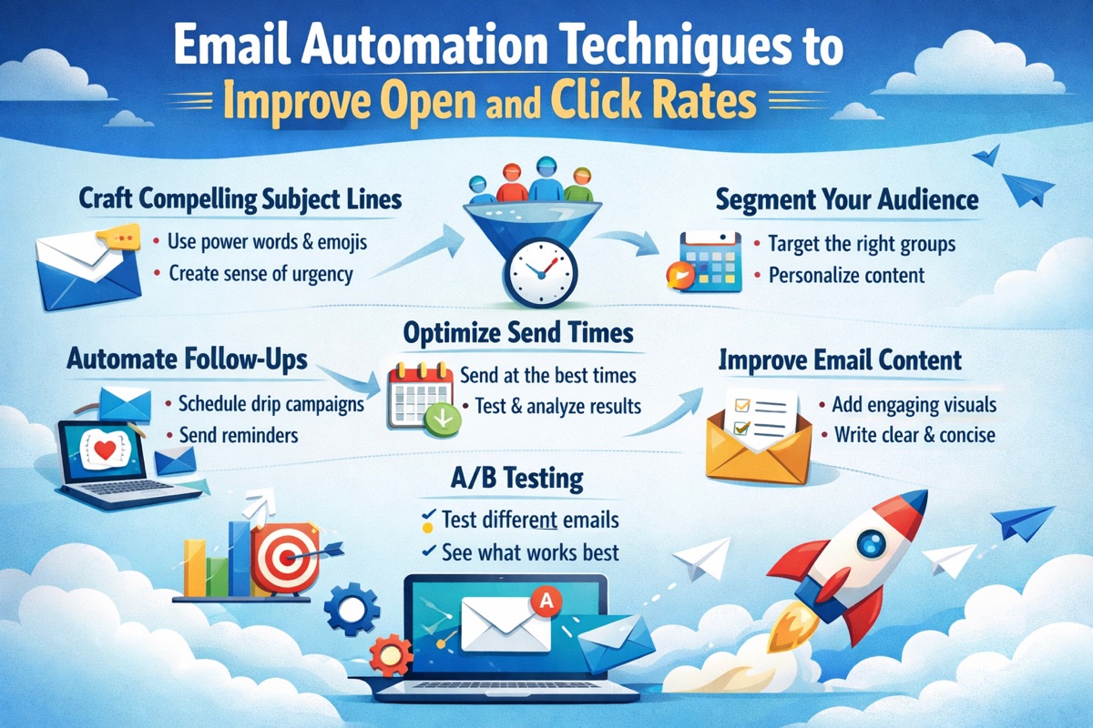 Email Automation Techniques to Improve Open and Click Rates