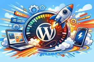 Speed Up WordPress Cartoon