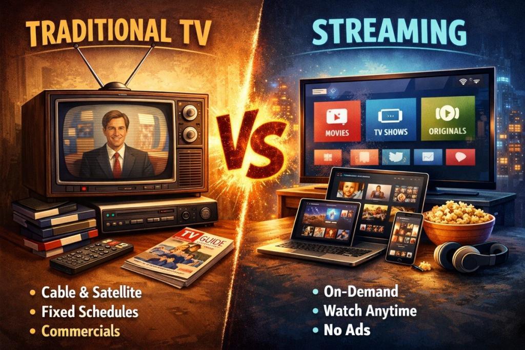 Traditional TV vs Streaming: How Viewer Habits Are Rapidly Changing