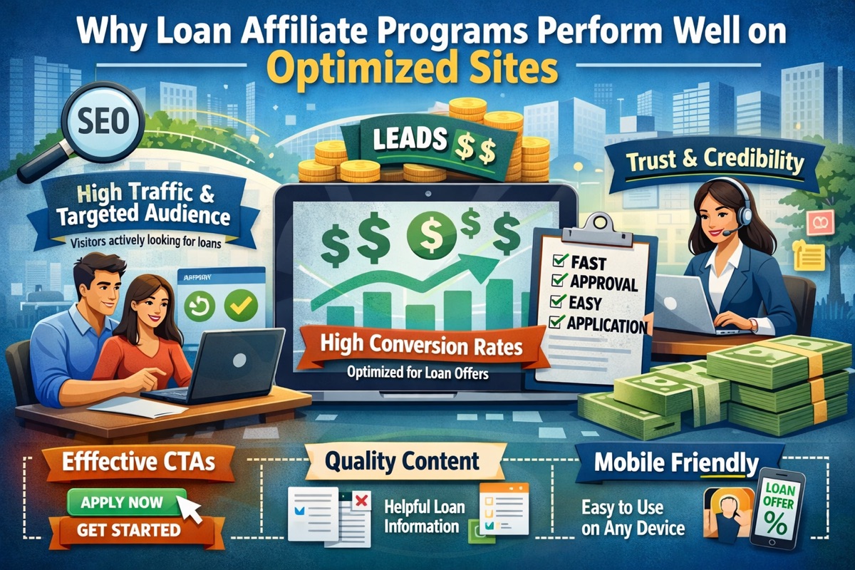Why Loan Affiliate Programs Perform Well on Optimized Sites