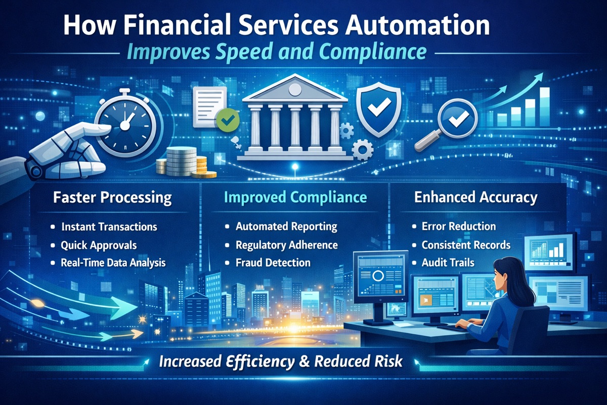 How Financial Services Automation Improves Speed and Compliance