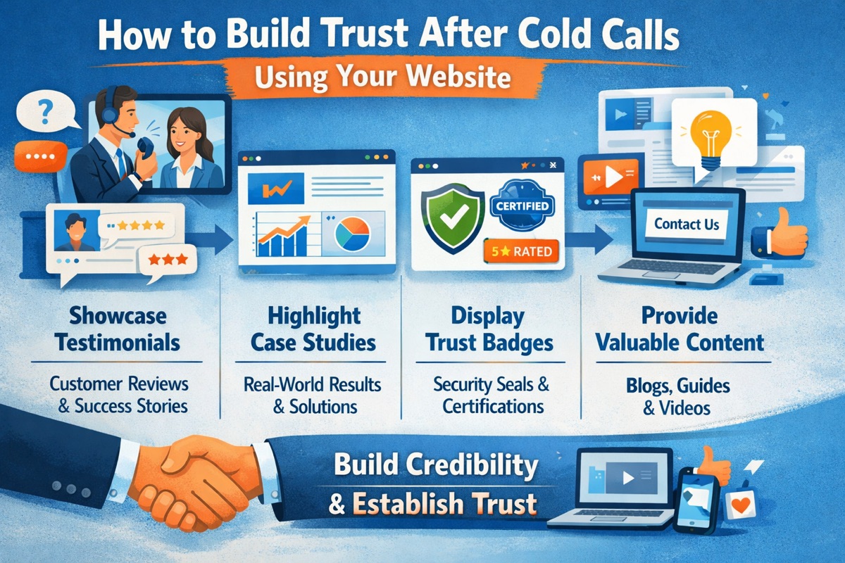 How to Build Trust After Cold Calls Using Your Website