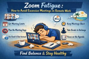Zoom fatigue: How to avoid excessive meetings in remote work